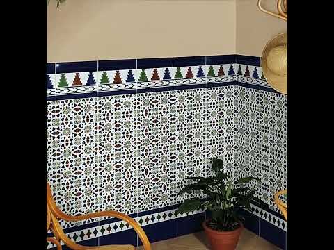 Azulejos Alhambra 14x28cm