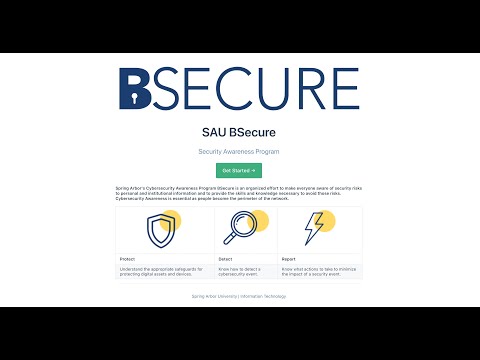 BSecure 2021 MFA Training
