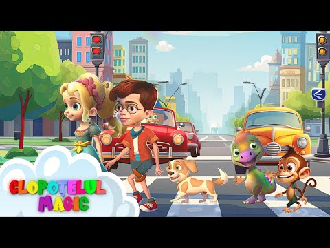 Trecerea de pietoni - Clopoțelul Magic - cântece și desene pentru copii 🎶