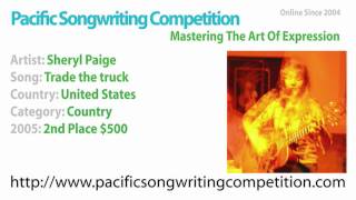 Sheryl Paige - 2005 Pacific Songwriting Competition - 2nd Place Country - Trade the truck
