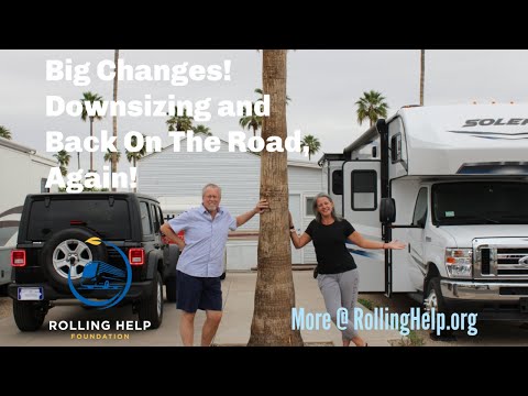 Big Changes We've Downsized and are Back On The Road Again! #full time rv life #class c