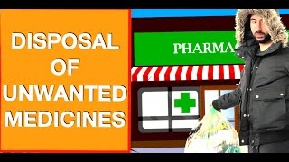 Disposal of unwanted medicines in Pharmacy (NHS Essential Service)