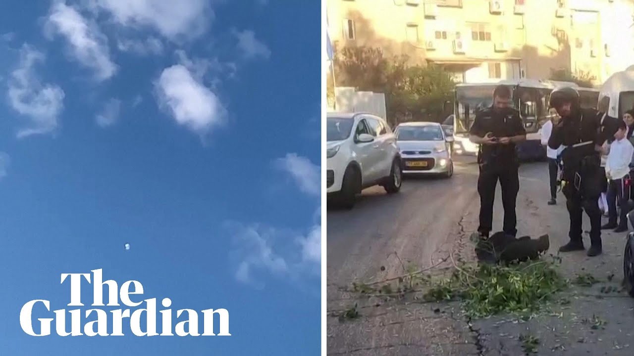 Air raid sirens and explosions over Tel Aviv as Antony Blinken lands in Israel