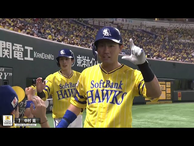 【マルチアングル】ホークス・中村晃 ライトポールギリギリ同点2ランホームラン
