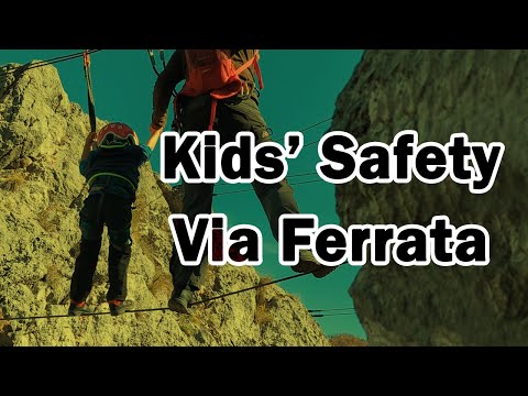 How to stay safe with children on Via Ferrata