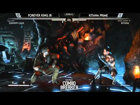 MKX After Hours @ Combo Breaker 2015 - Forever King Jr vs Kitana Prime [720p/60fps]