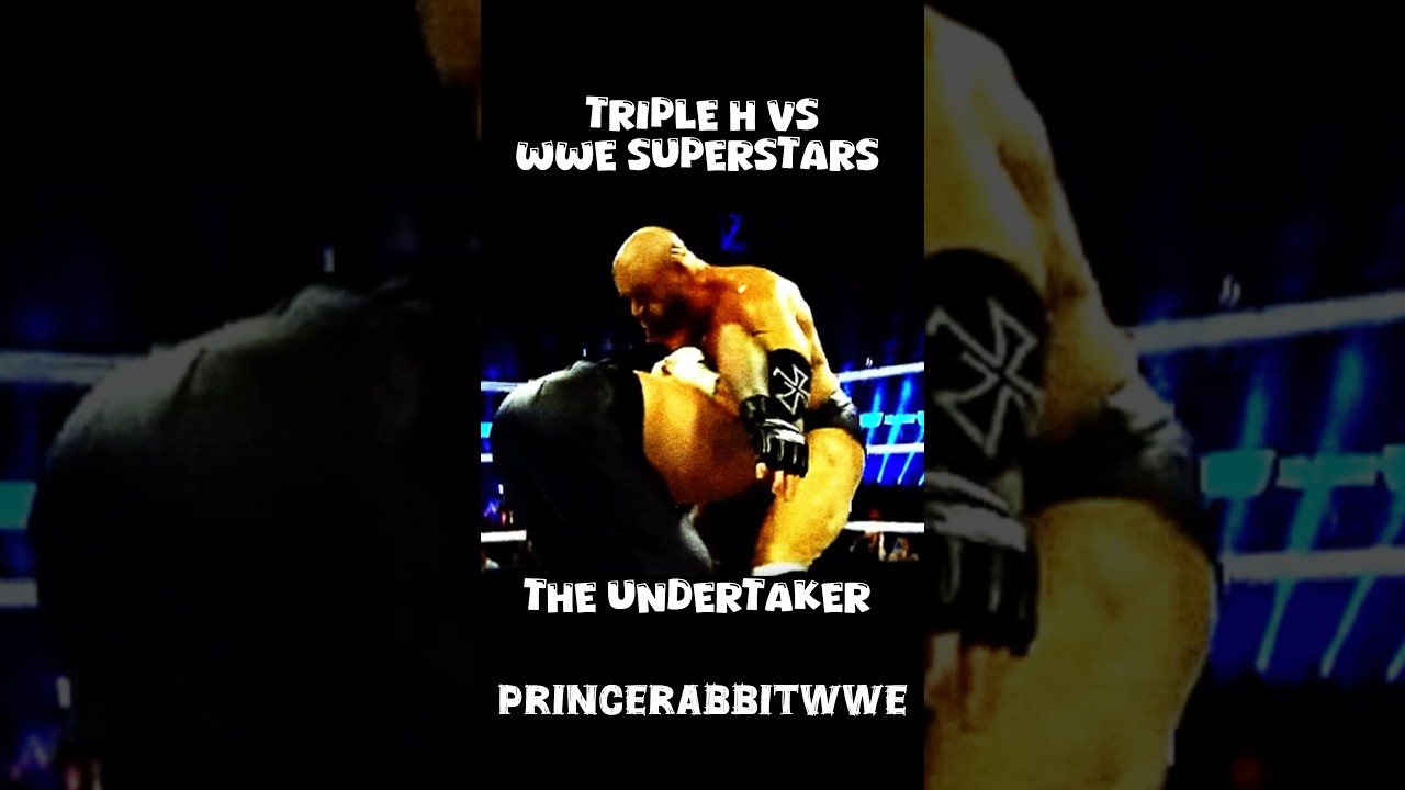 Triple h vs WWE superstars #tripleh #wweshorts #wwe #wrestling #wwefan