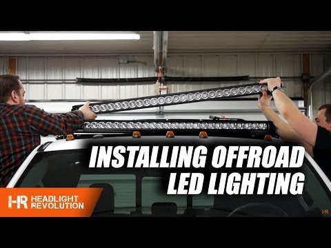 Ford Super Duty Roof Rack with INSANE Offroad LED Lighting by Vision X