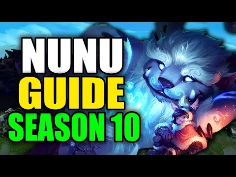 SEASON 10 NUNU GAMEPLAY GUIDE - (Best Nunu Build, Runes, Playstyle) - League of Legends