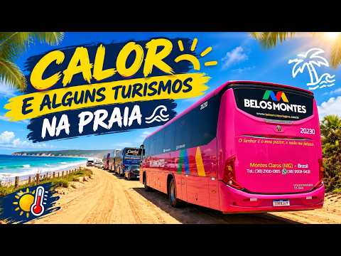 Praia de Januária-MG e Alguns ÔNIBUS DE TURISMO.