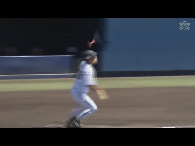 【ファーム】打った瞬間の一発!! バファローズ・杉本裕太郎 美しい放物線の先頭打者弾!!  2023年8月10日 オリックス・バファローズ 対 福岡ソフトバンクホークス