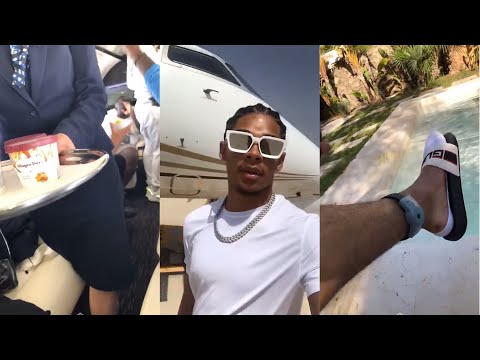 Ace Flies Out On A Private Jet While On Tag, Shows LV Drip & How He Living | Audio Saviours