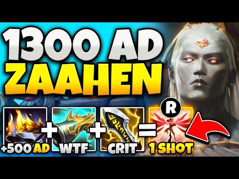 I BROKE THE ZAAHEN AD RECORD! MY ULT ONE SHOTS EVERYTHING (200% AD RATIO ON ULT)