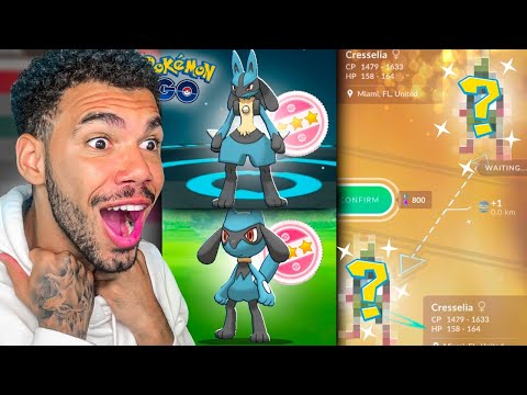 TENTAMOS UM BRILHO DIFERENTE NO RIOLU - POKEMON GO | Cris |