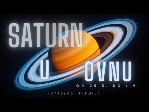 Astrolog Radmila - SATURN U OVNU od 25.5. do 1.9.