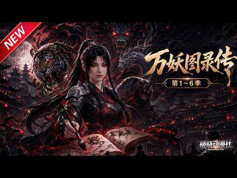 MULTISUB📢新番上线《万妖图录传》第1~6季丨穿越盛唐妖乱时代，手握神级百妖谱，临摹妖魔夺天赋，集万妖之力纵横长安！#最新漫剧 #破晓动漫社