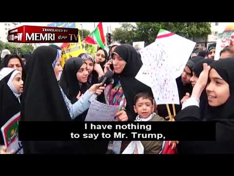 Iranian Citizens in Messages to President Trump: We Will Punch You in the Mouth