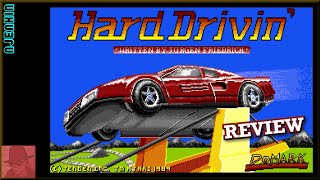 Hard Drivin' - on the Commodore Amiga - with Commentary !!