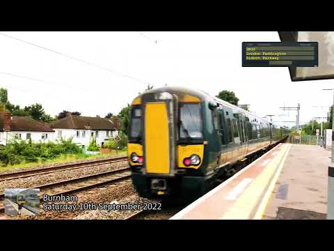 Trains at Burnham 100922 4K