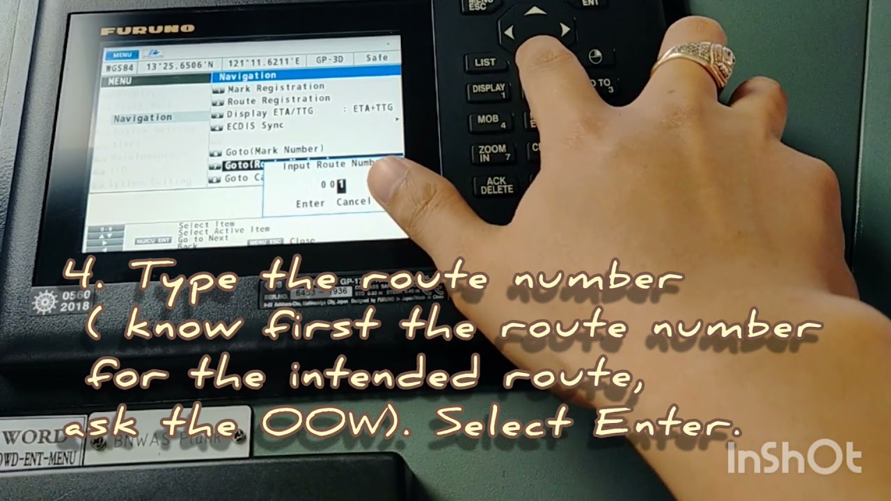 Basic Operation of GPS GP-170