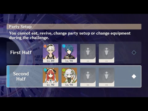 Abyss 3.5 Floor 12 Hyper Bennett / Nilou Duo Clear Continuous