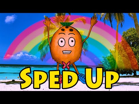 Coconut Hen - I'm a Coconut - Sped Up | Funny video | Sing-along song |