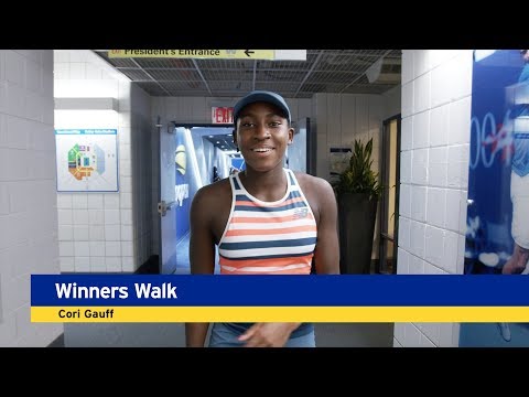 Winner's Walk, Presented by Emirates: Cori Gauff, Round 3