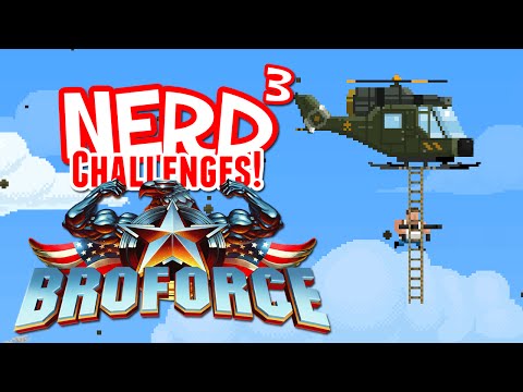 Nerd³ Challenges! Pacifist Run - Broforce