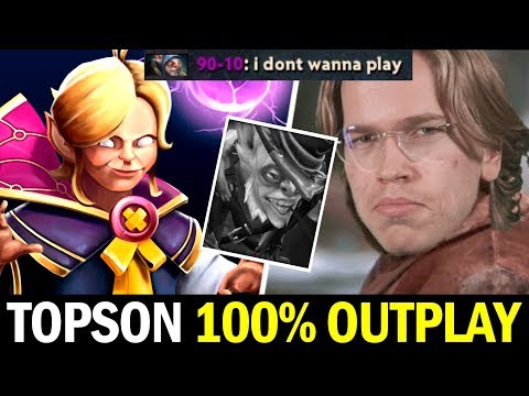 TOPSON Signature Invoker 100% Outplay on SEA Server — RIP Meepo Dota2
