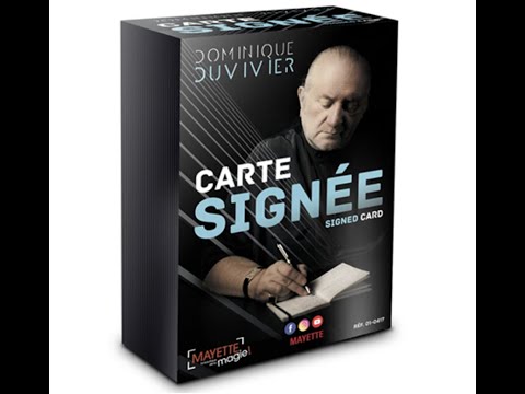 Signed Card by Dominique Duvivier