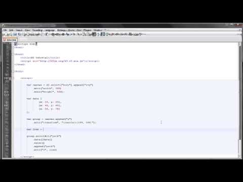TUTORIAL D3.JAVASCRIPT Lesson 11 / Paths