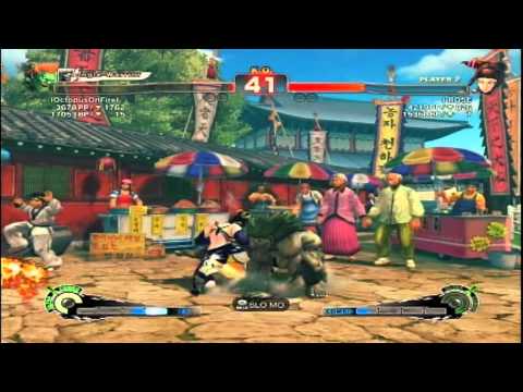 SSF4 AE 2012 Ranked: lOctupusOnFirel (Blanka) vs J RO5E (Juri)