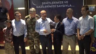 SİİRTLİ ENGELLİ GENÇ RAMAZAN EL ÇİÇEK, SİİRT VALİSİ ALİ FUAT ATİK'E BE