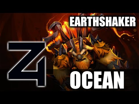 Ocean - EARTHSHAKER Offlane - 7.28 - The Best Carry Guide - Dota 2 Pro Games - Full Gameplay