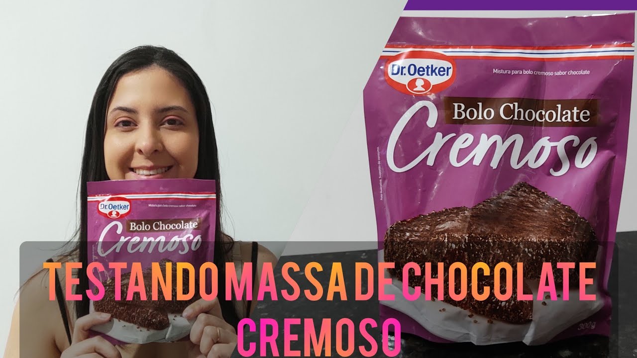 BOLO DE CHOCOLATE CREMOSO DR. OETKER - VALE APENA