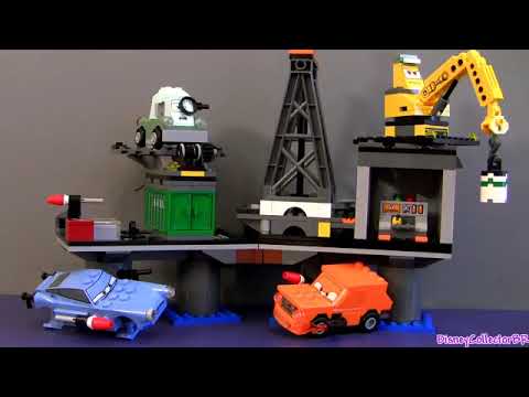 Lego Cars 2 Oil Rig Escape 9486 Disney Pixar Buildable toys review Finn McMissile