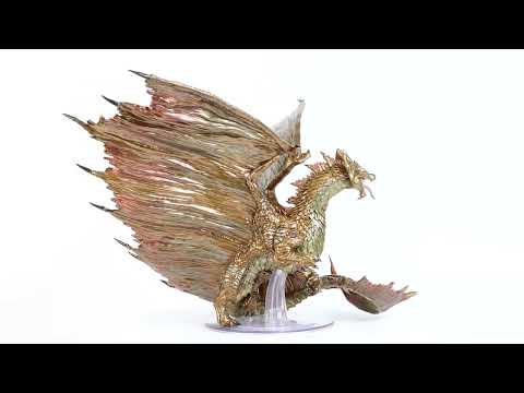 D&D Icons of the Realms, Adult Brass Dragon, Pre-Painted Miniature, A Quick Review