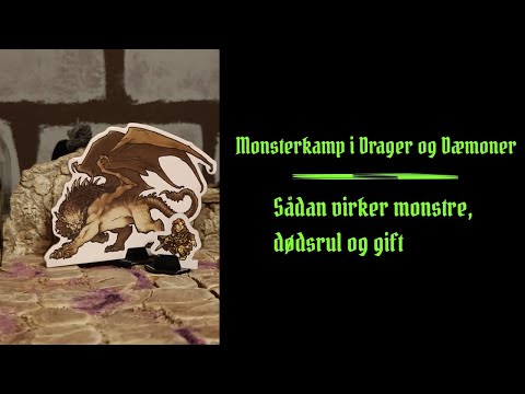 Kampeksempel mod monstre i Drager og Dæmoner