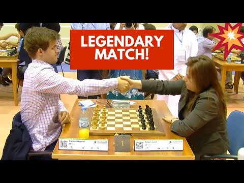 Magnus Carlsen vs Judit Polgar ♟️ | FIDE Blitz 2014 🏆