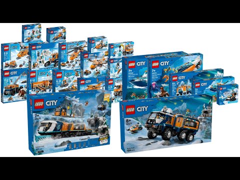 All LEGO City Arctic Sets 2014 - 2025 Compilation/Collection Speed Build
