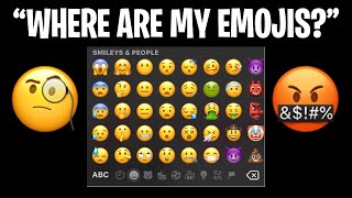 HOW TO GET YOUR EMOJIS BACK!