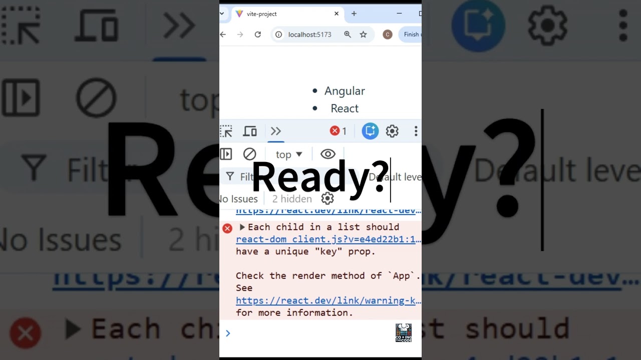 React Interview Q10: Why the error in the console? 🤔 #reactjs #reactinterview #javascriptinterview