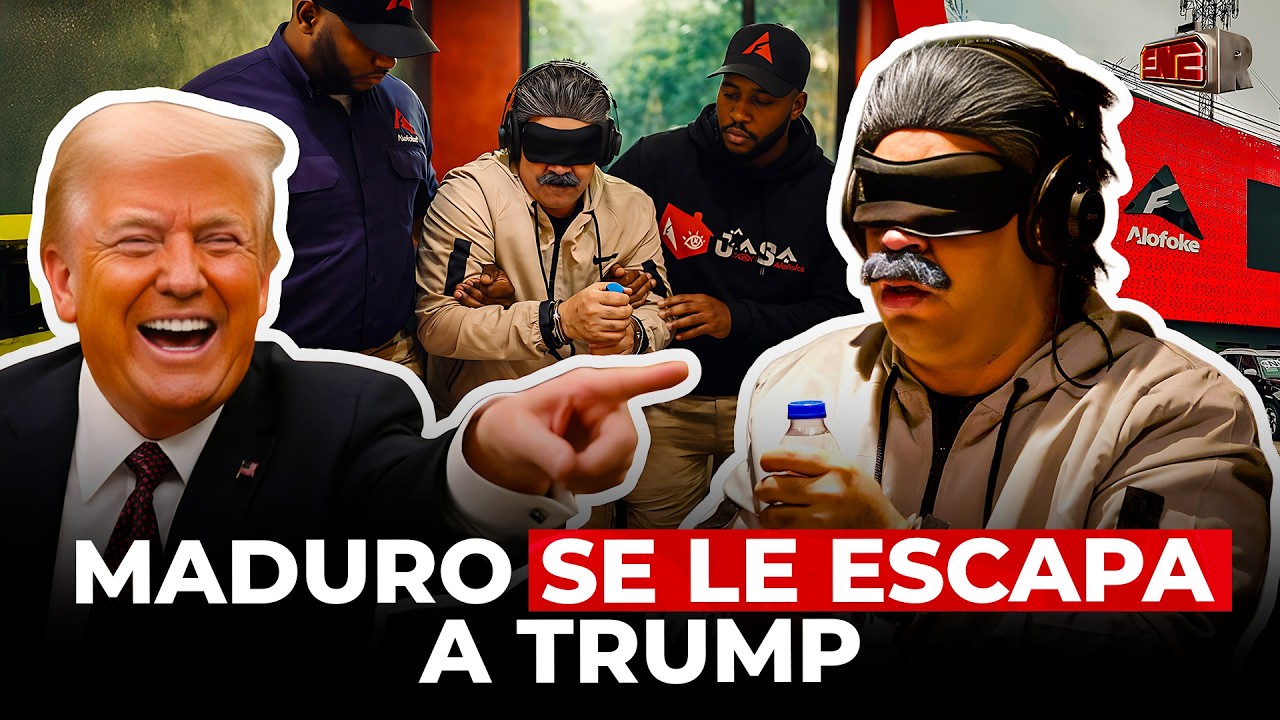 MADURO SE LE ESCAPA A TRUMP Y LLEGA A ALOFOKE PIDIENDO YES PEACE NOT WAR (RAFAEL BOBADILLA)