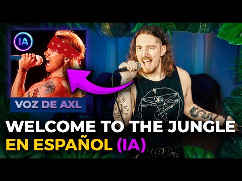 ¿Cómo sonaría WELCOME TO THE JUNGLE en ESPAÑOL? | Voz de Axl Rose (IA)