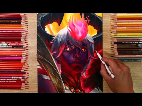 Draw lol skin : Arcana Xerath