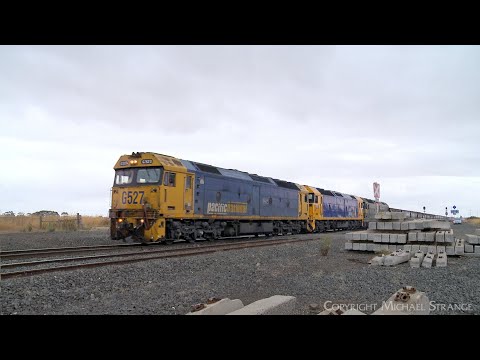 7734V Pacific National Standard Gauge Grain Train (1/2/2023) - PoathTV Australian Railways
