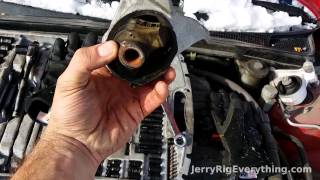 2001-05 Honda Civic Motor Mount replacement, automotive repair video