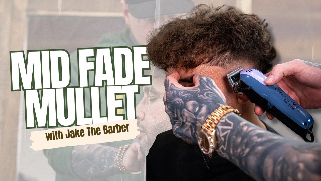 MODERN MULLET HAIRCUT TUTORIAL Bald Fade + Fringe Flow