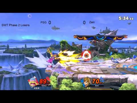 SWT NW Qualifier SSBU Online Tournament - PinkShirtGuy (Min Min) vs. Zain (Link) Phase 2 Losers