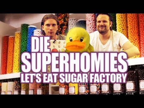 Die Superhomies in den USA - Let's Eat Sugar Factory (mit Gronkh und Sarazar)